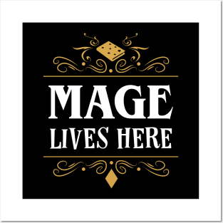 A Mage Lives Here Classes Series Posters and Art